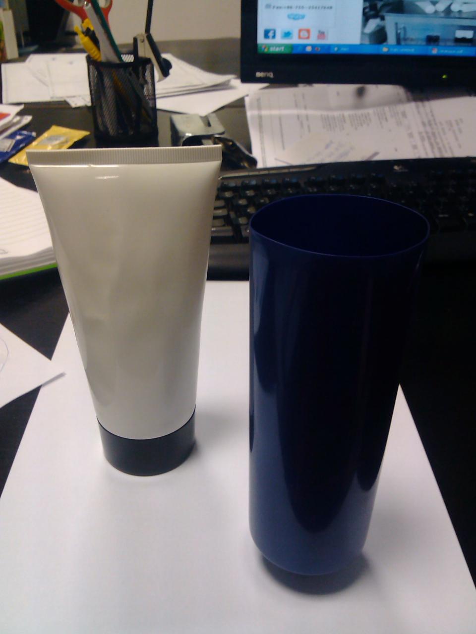 ultrasonic tubes sealing machine samples for tubes Μηχανή σφράγισης σωλήνων υπερήχων Marina Dimitrov.jpg