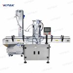 Αυτόματο γραμμικό σερβομηχανή βιδωτού πώματος τσοκ φιάλης μονής κεφαλής