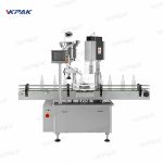 Αυτόματη περιστροφική μηχανή κάλυψης πλαστικών μπουκαλιών για τη γραμμή πλήρωσης