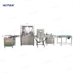 Αυτόματη γραμμή ετικετών με πώμα πλήρωσης μικρών μπουκαλιών καλλυντικών