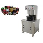 Ημιαυτόματη μηχανή κάλυψης γυάλινων βάζων κενού για κλείσιμο μεταλλικών καπακιών