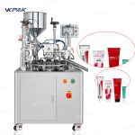 Πλαστική πλαστικοποιημένη μηχανή πλήρωσης σωλήνων υπερήχων ημιαυτόματη