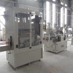 Αυτόματη γραμμή πλήρωσης μπουκαλιών με γωνία λαιμού για διαβρωτικό υγρό