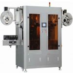 Αυτόματη μηχανή ετικετών με μανίκια για μπουκάλια ποτού με διπλό κεφάλι