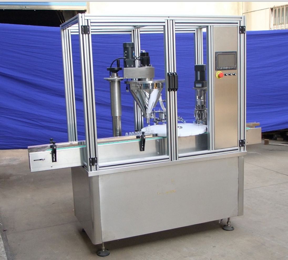 powder filler capper machine εξοπλισμός καπακιού πλήρωσης πούδρας.jpg
