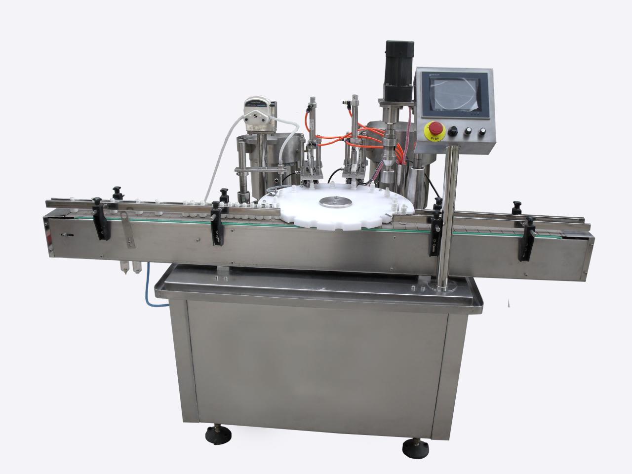 filling stopper capping machine mainly κύριο σώμα πώματος πλήρωσης Ε υγρό.jpg