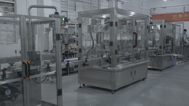 Εργοστασιακή αποδοχή γραμμής πλήρωσης χαλαρής πούδρας.JPG