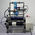 Μηχανή ετικετών για φιαλίδια σύριγγας ημιαυτόματες στρογγυλές φιάλες